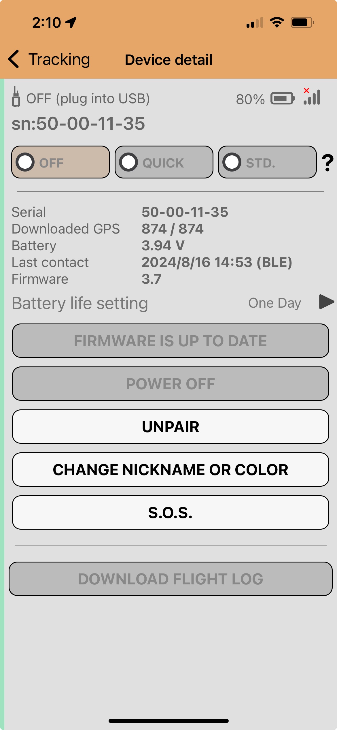 Change the download frequency for longer range
